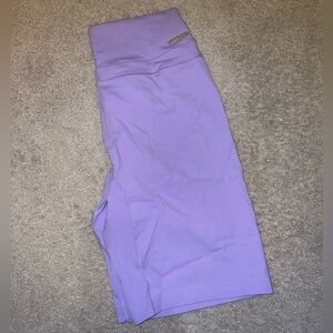 Gymshark—Whitney Simmons Lavender Cycling Shorts